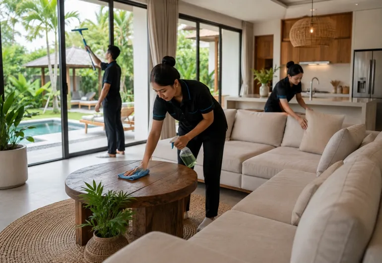 Cleaning Service Villa di Bali: Apa Saja yang Dibersihkan